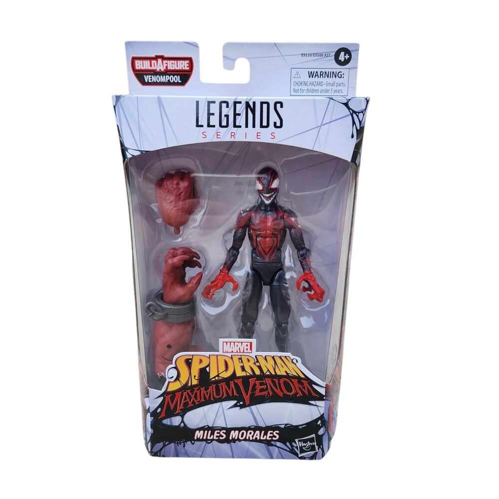 Marvel Legends Spider-Man Maximum Venom Miles Morales Action Figure BAF Complete